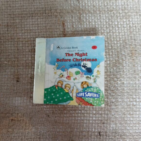 Mini Life Savers Ornament Book 1987 The Night Before Christmas Vintage Miniature - Picture 12 of 16